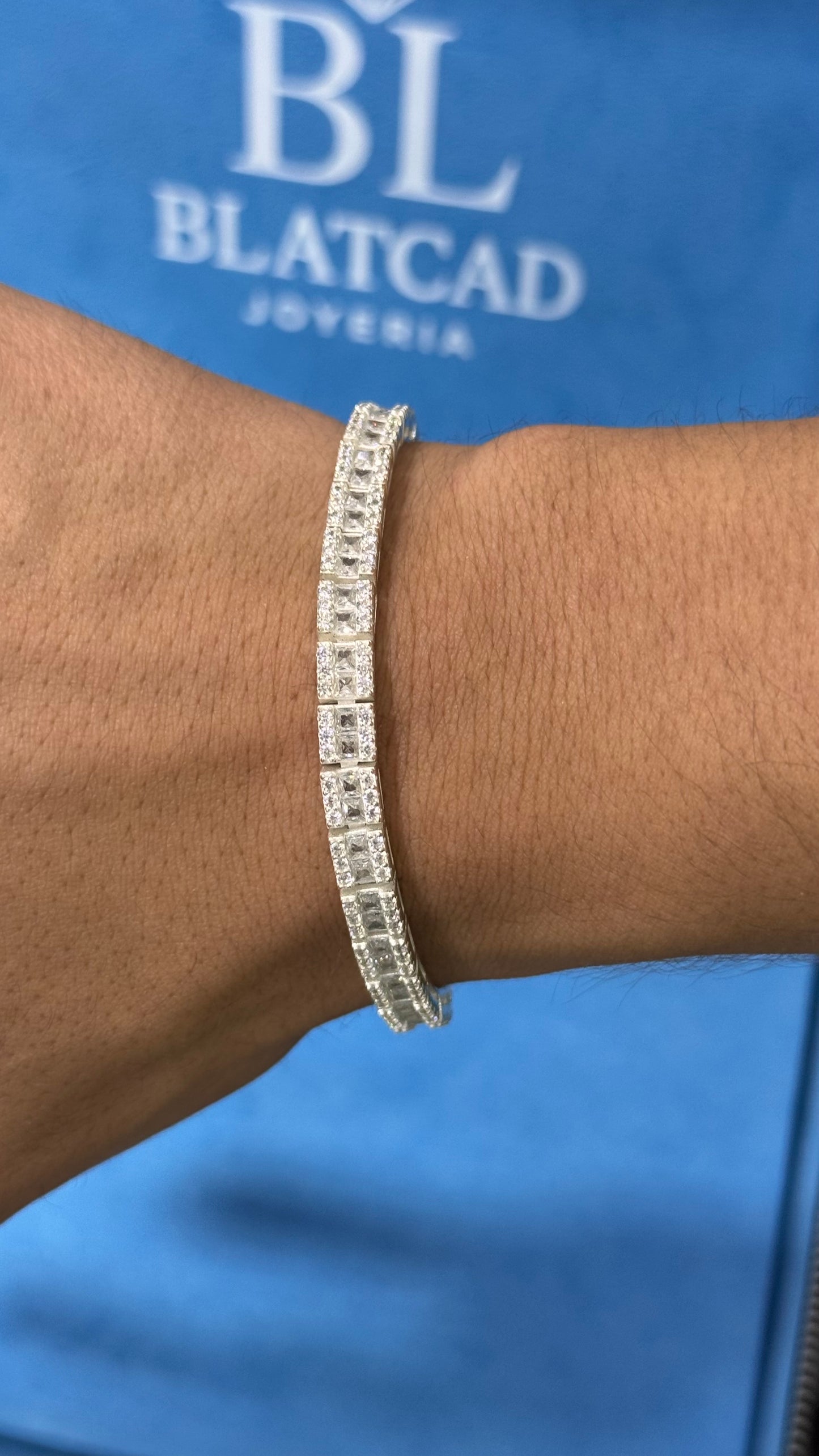 Pulso Baguette Plata.925