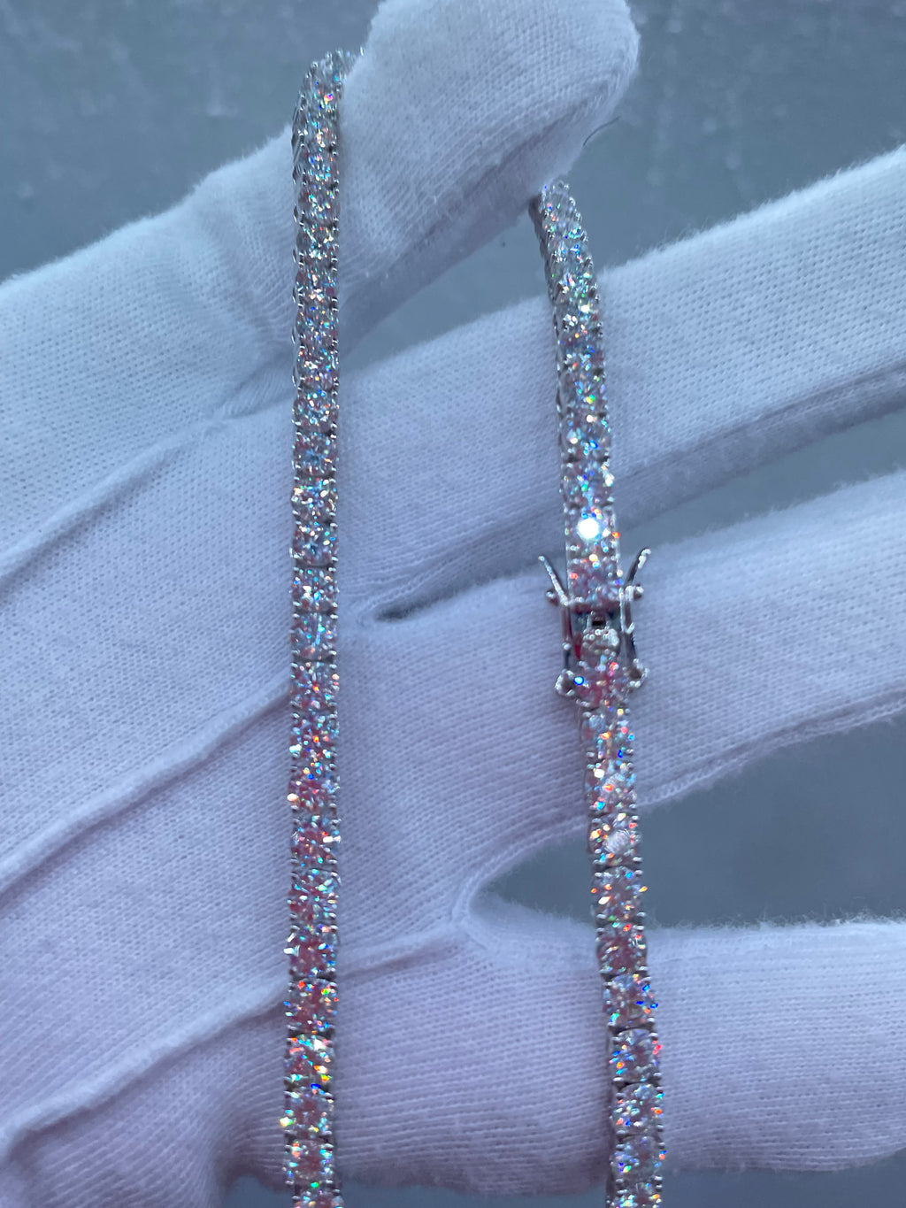 Moissanite Tennis Chain