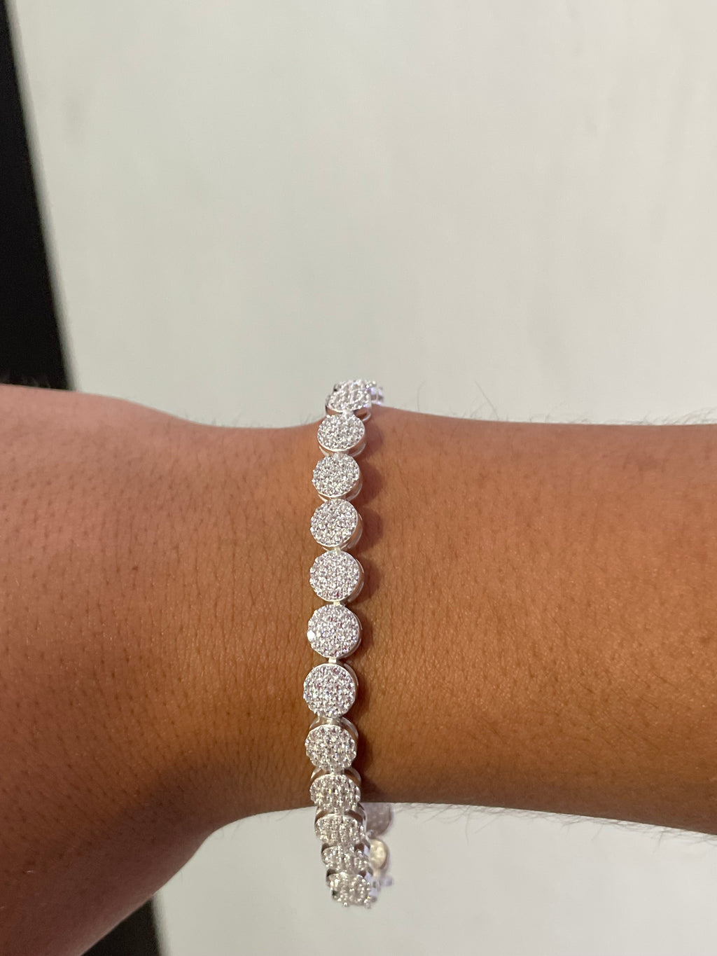 Silver Circle Bracelet.925