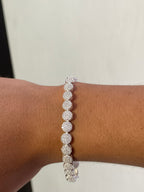 Silver Circle Bracelet.925