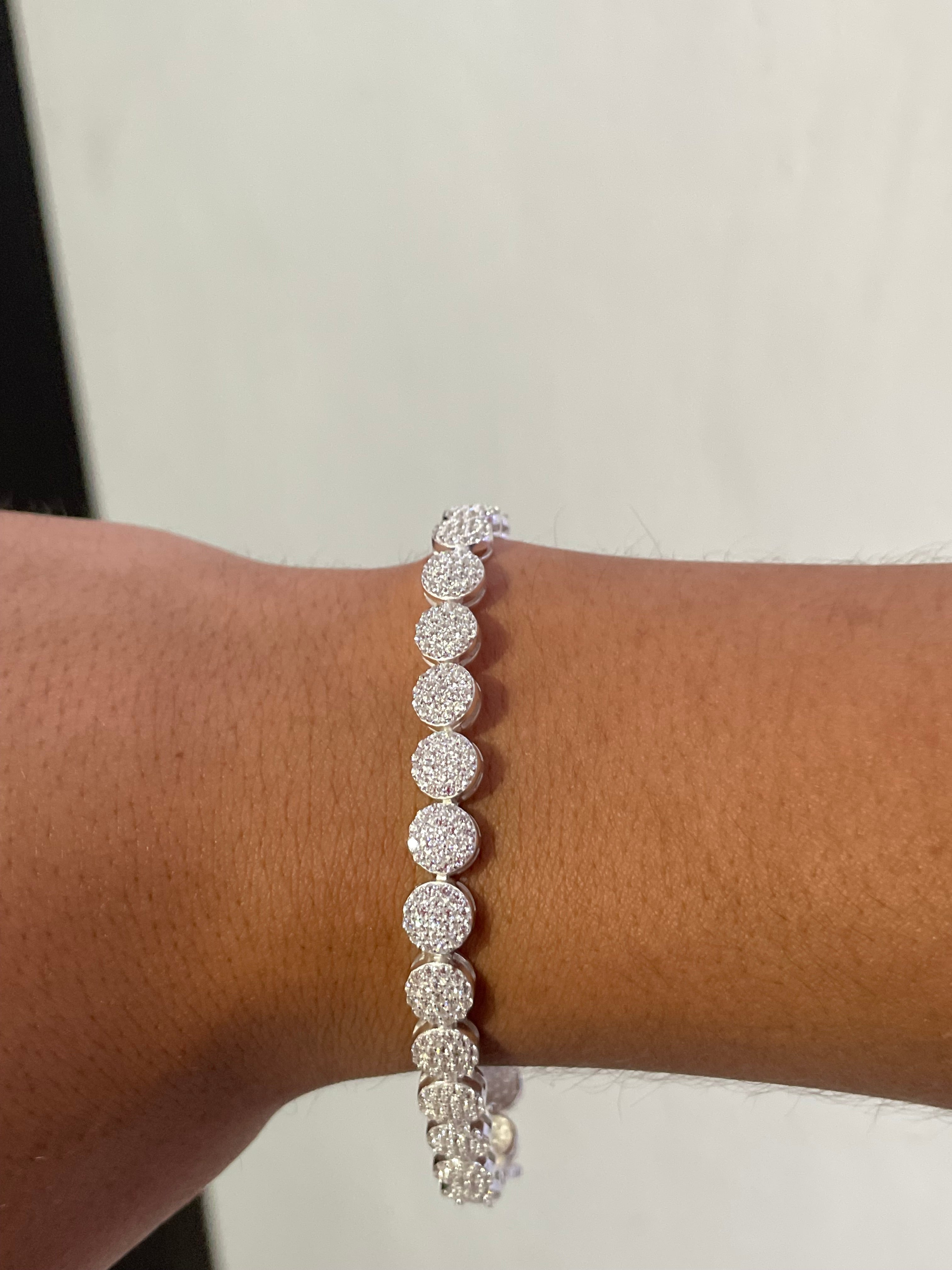 Silver Circle Bracelet.925