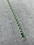 Tennis Circle Bracelet Silver.925