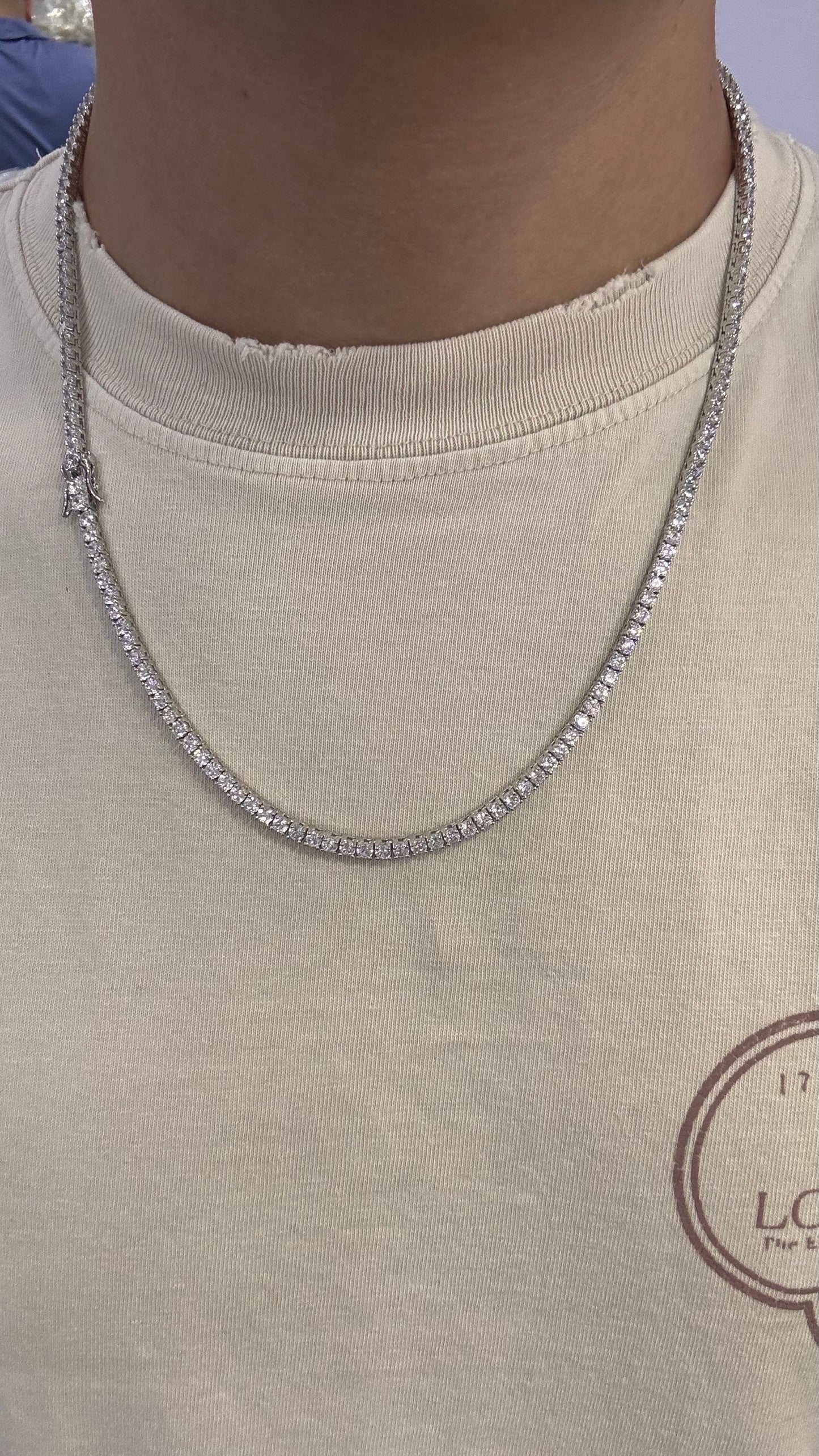 Cadena Tennis Plata.925