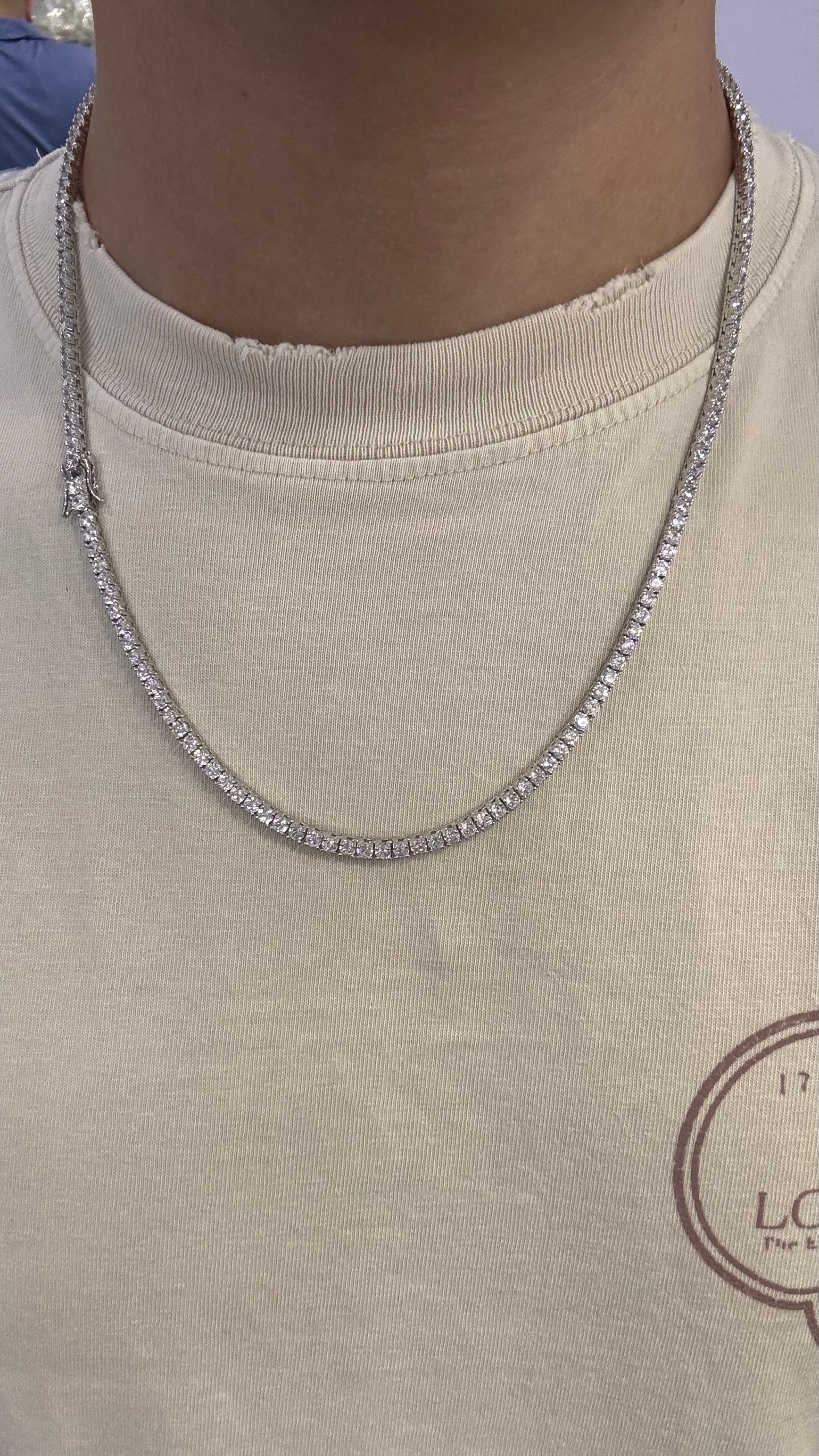 Cadena Tennis Plata.925