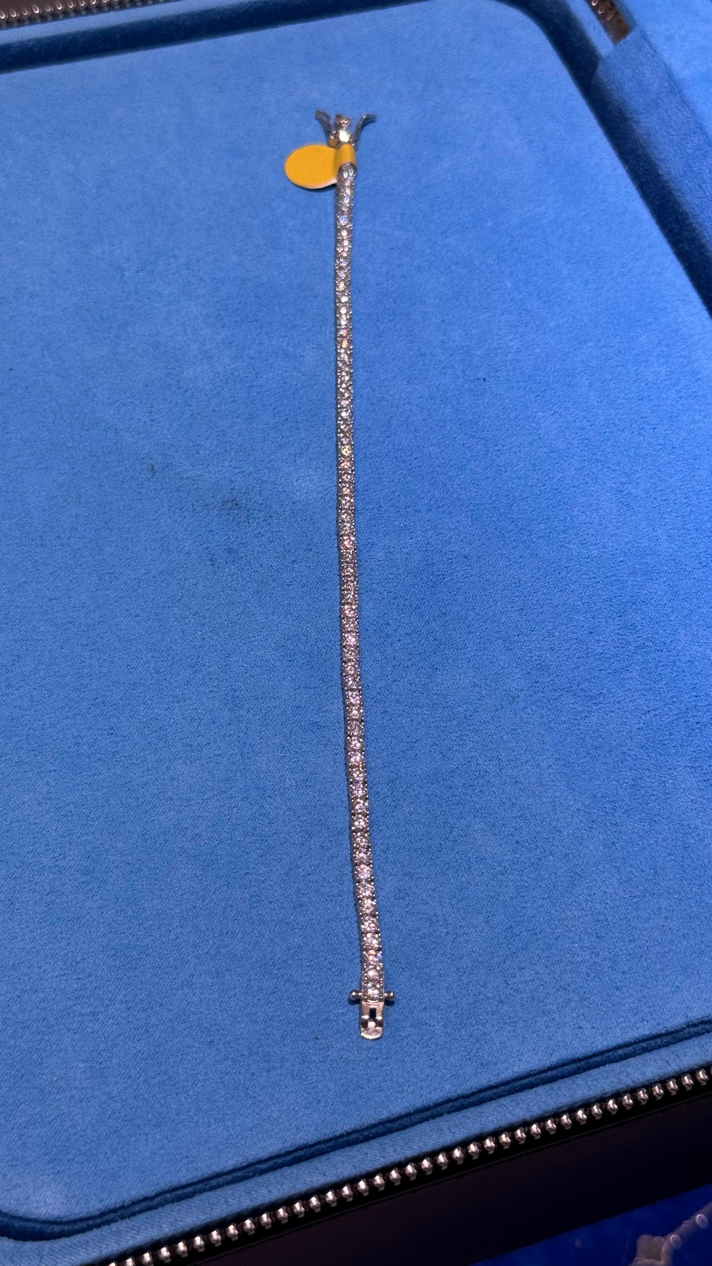 Pulso Tennis Moissanite Plata.925