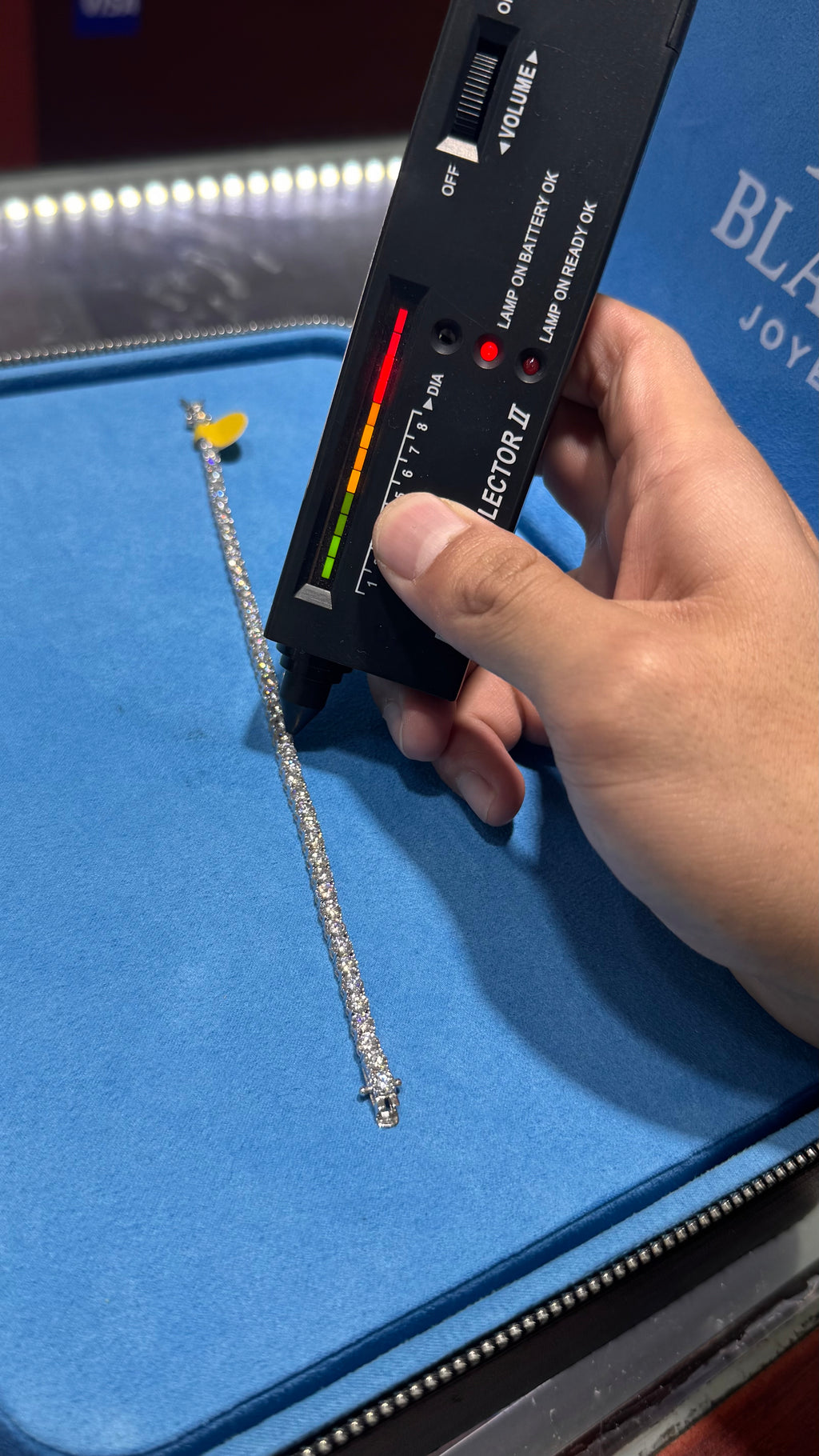 Pulso Tennis Moissanite Plata.925