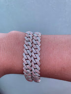 Pulso Miami Moissanite Plata.925