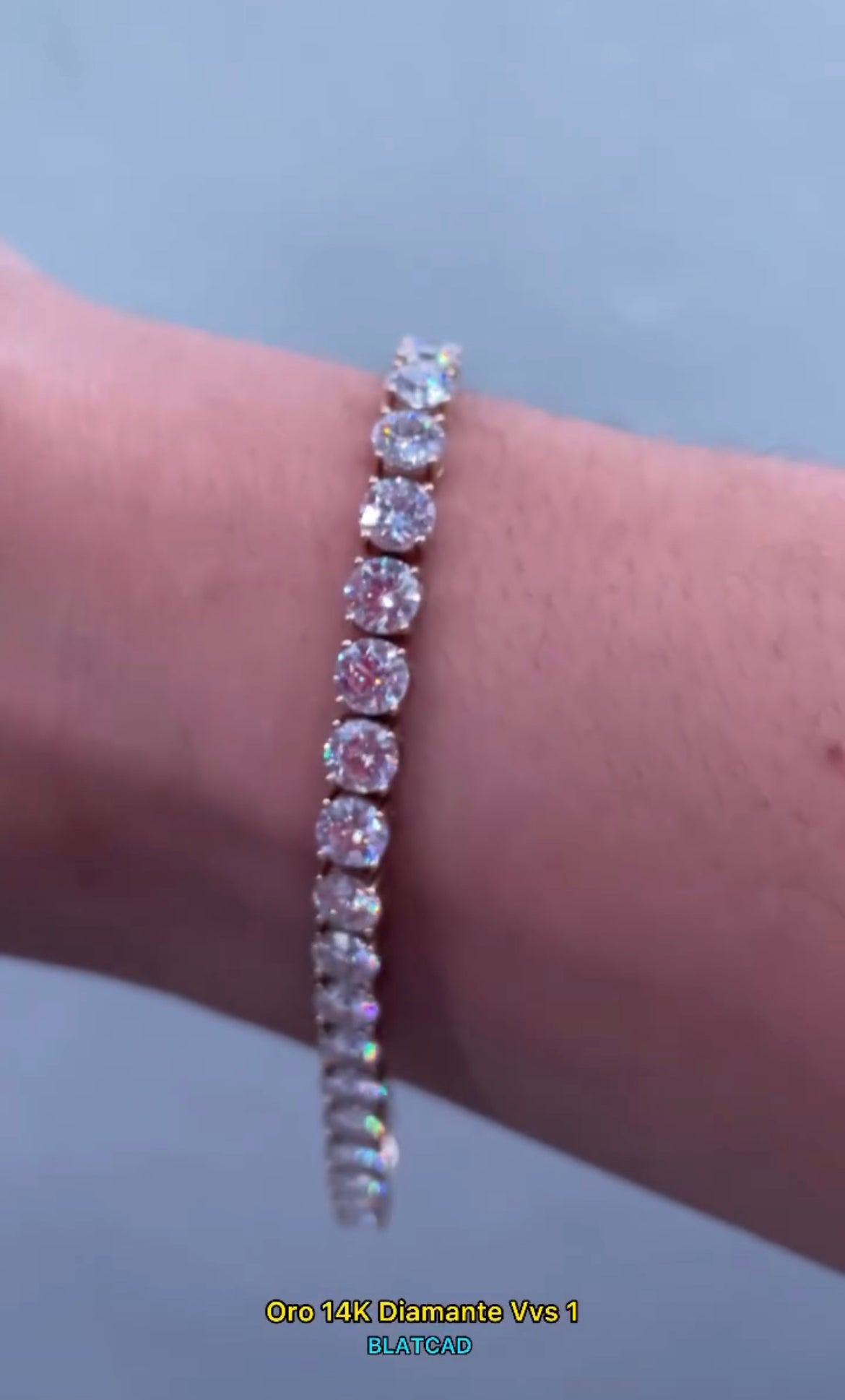 14K Gold Tennis Bracelet