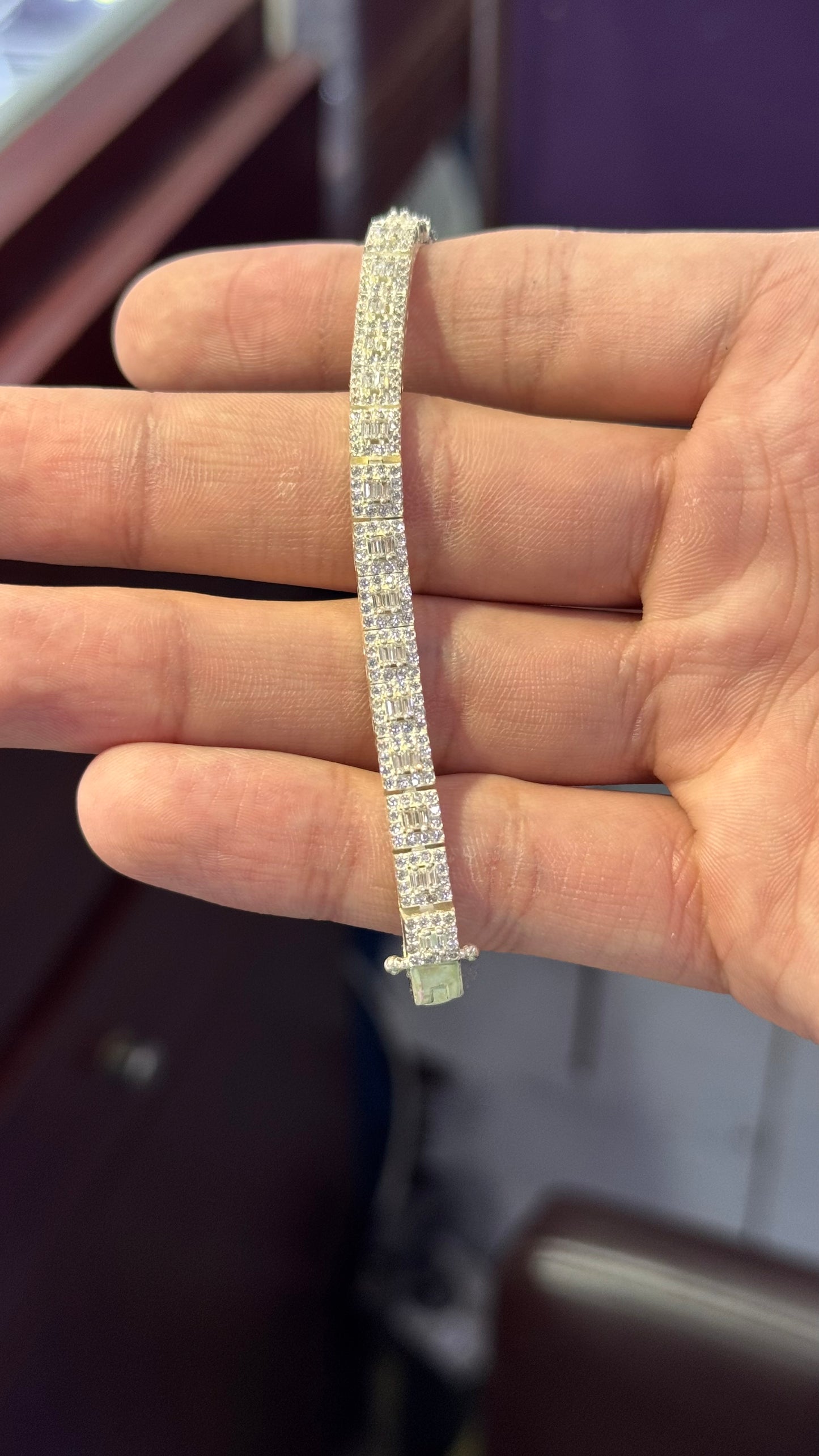 Pulso Cuadrado Plata.925