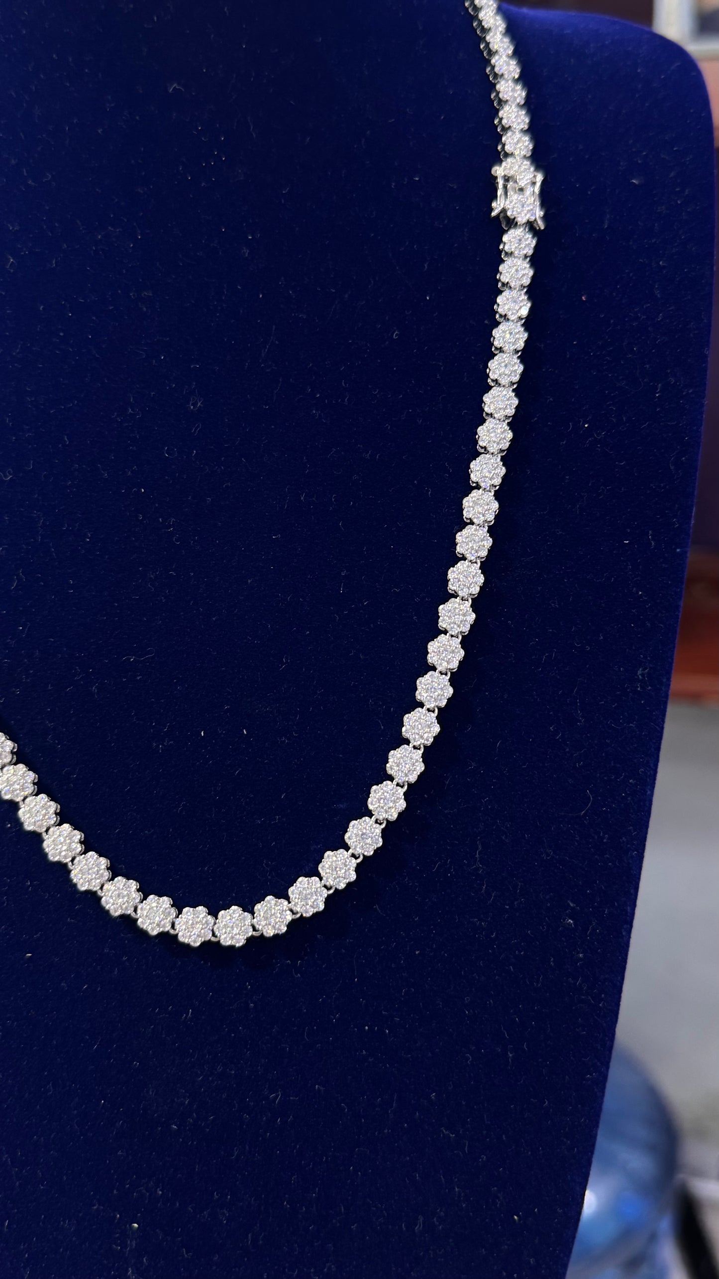 Cadena Tennis Circle Plata.925