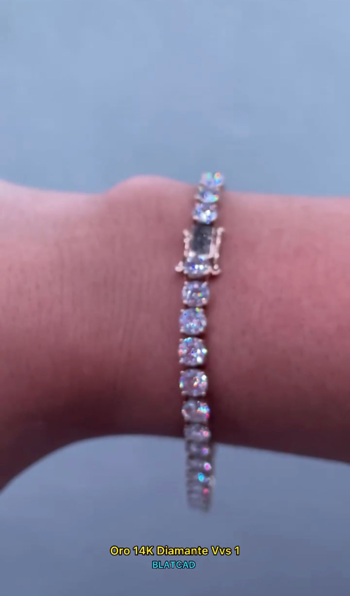 14K Gold Tennis Bracelet