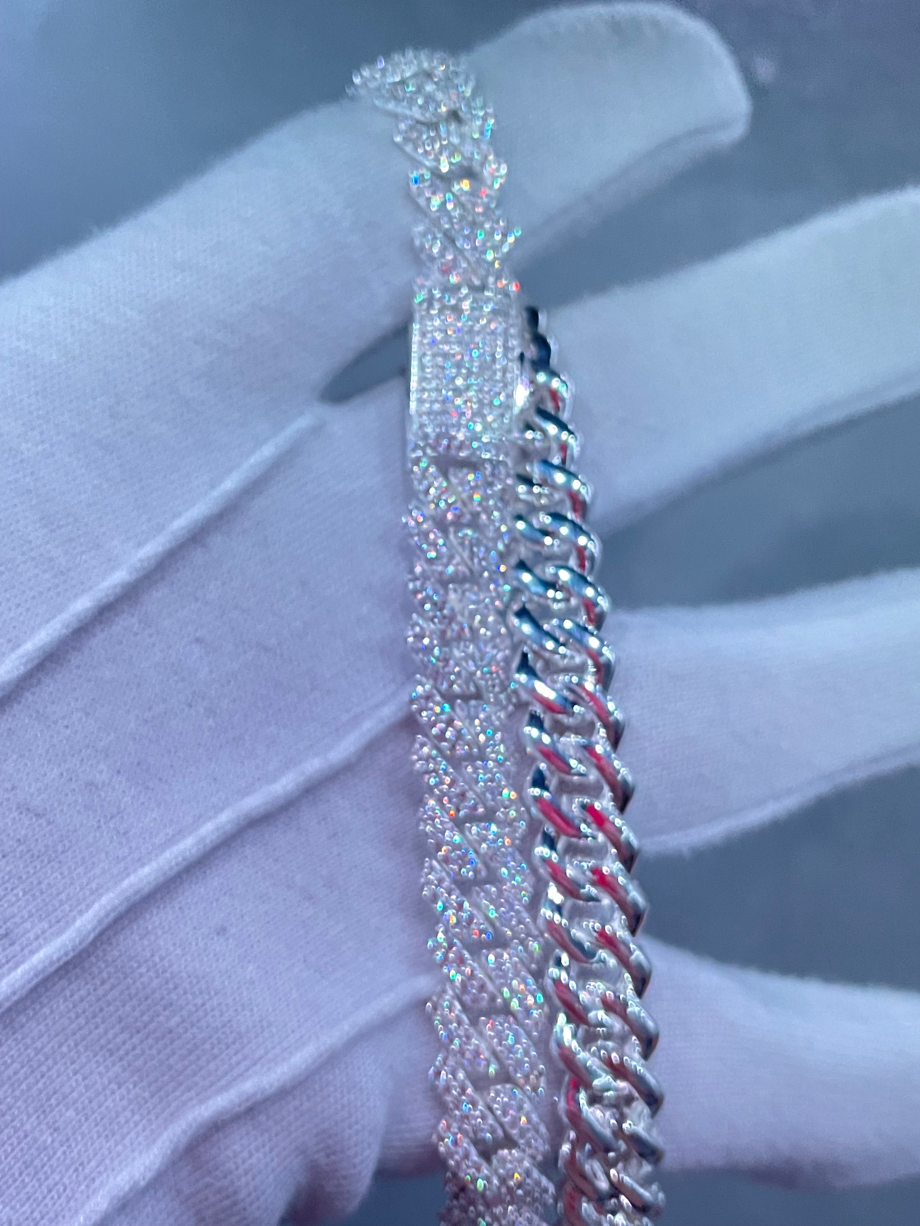 925 Silver Miami Chain