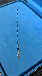 Pulso Corte Esmeralda Plata.925