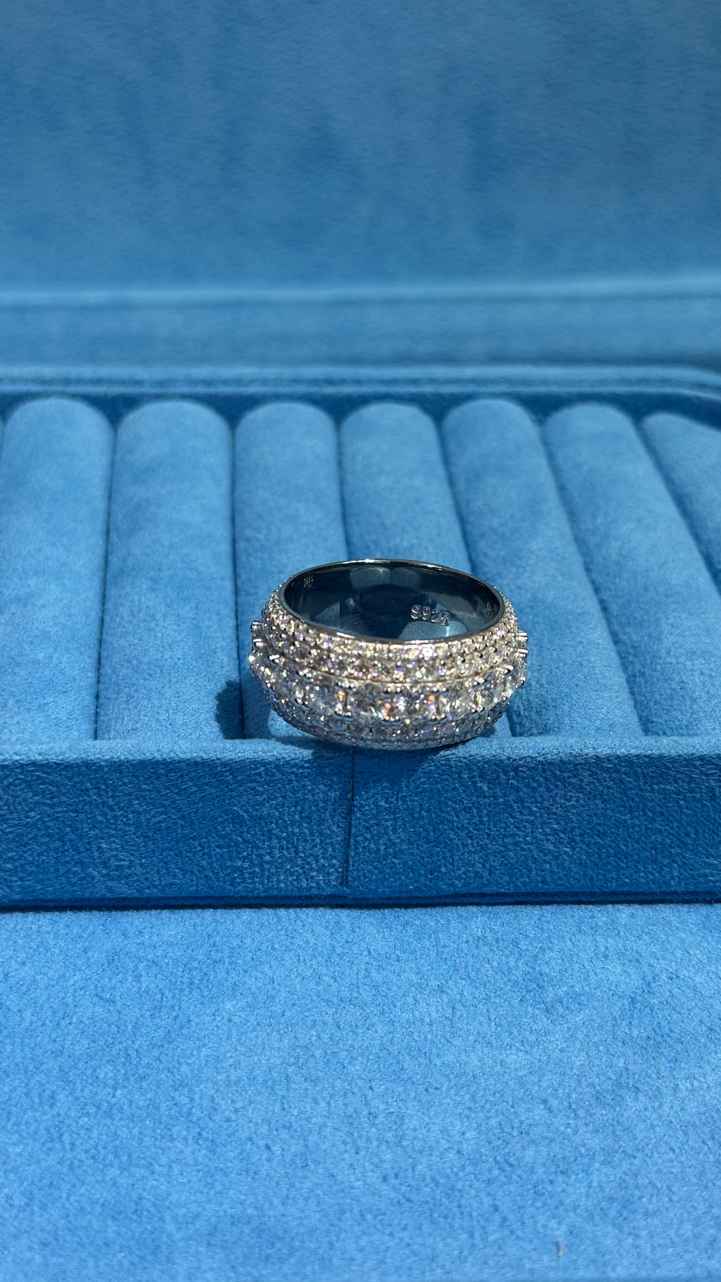 Anillos CoFl Moissanita Plata.925