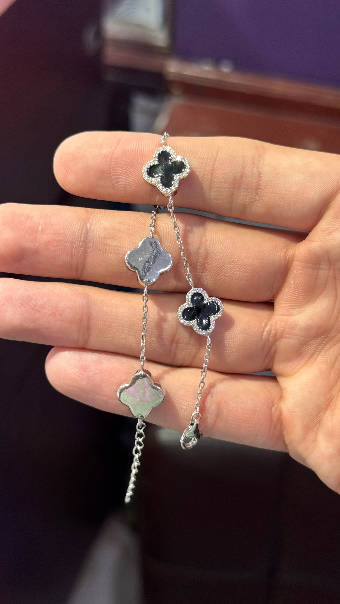 Pulso Van Cleef Plata.925