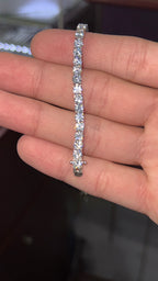 Pulso Tennis Moissanite Plata.925