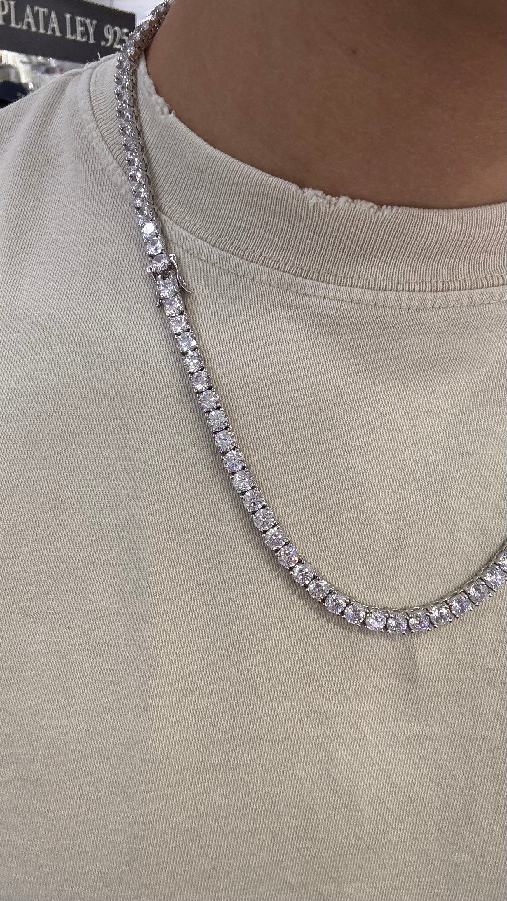 Cadena tennis Plata.925