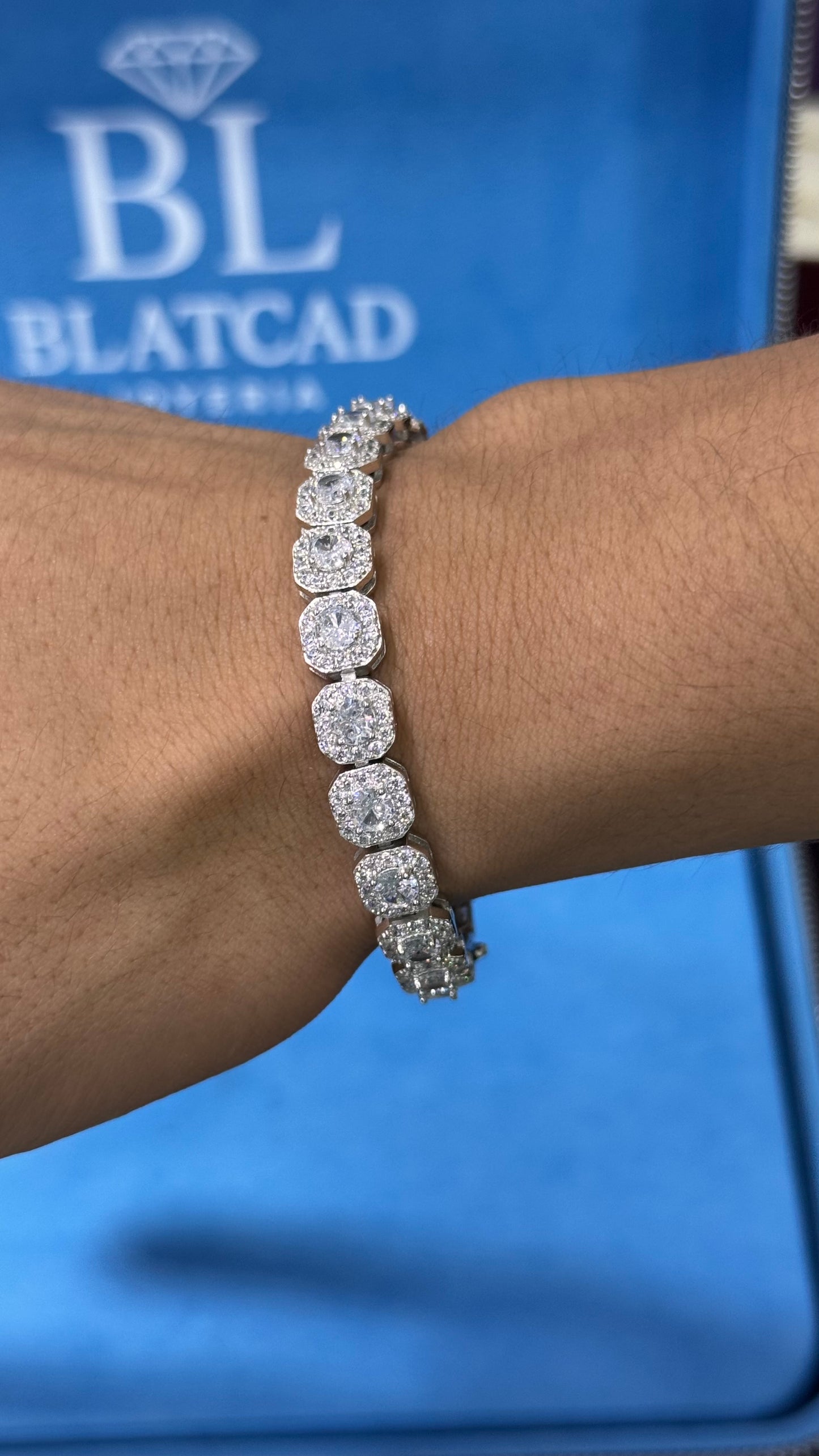 Silver Tennis Bracelet.925