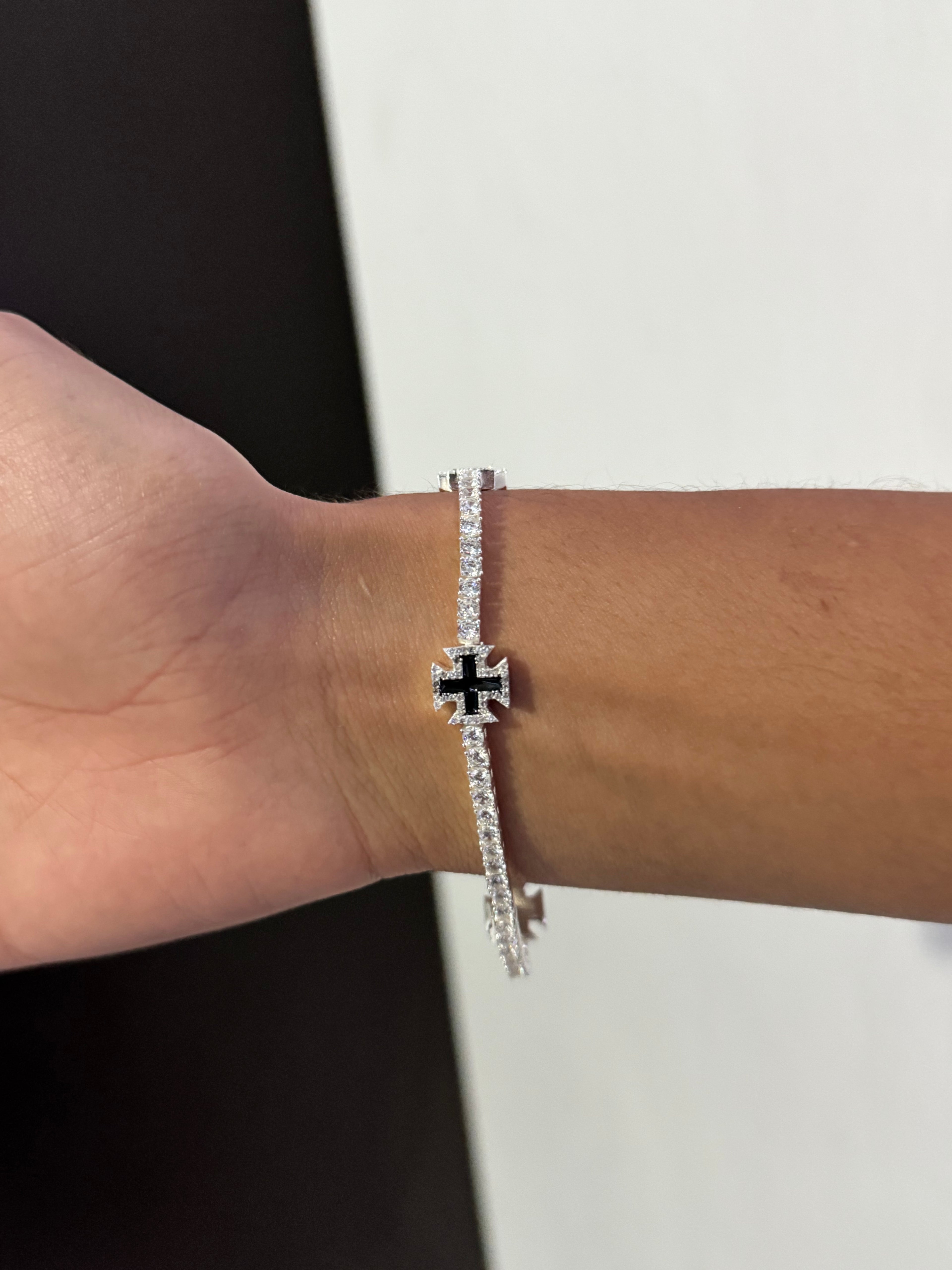 Pulso Cruz Plata.925