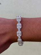 Pulso Cuadrado Plata.925