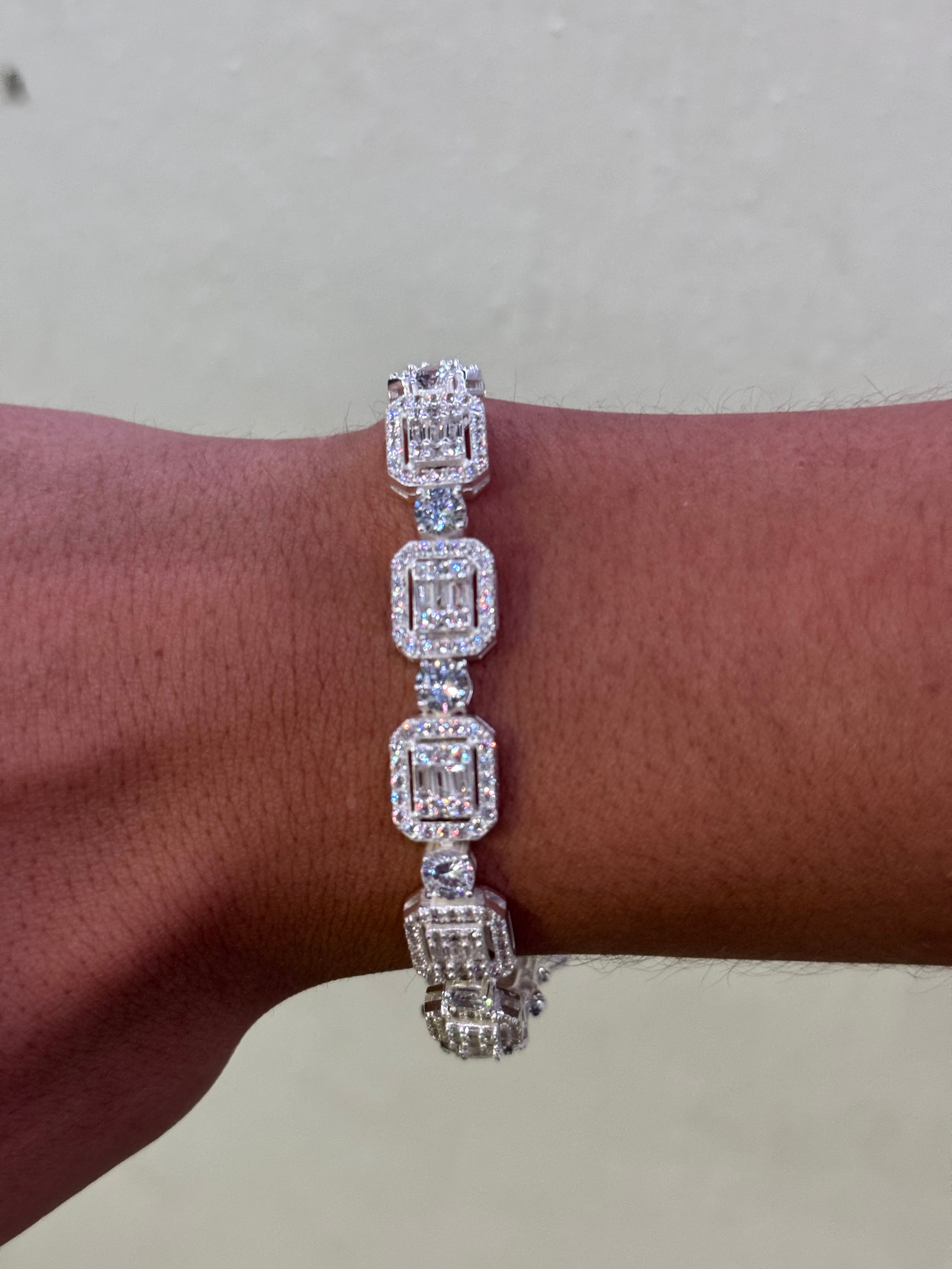 Pulso Cuadrado Plata.925