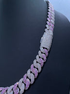 925 Silver Miami Baguette Chain