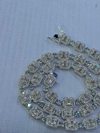 Cadena Cuadrada Plata.925