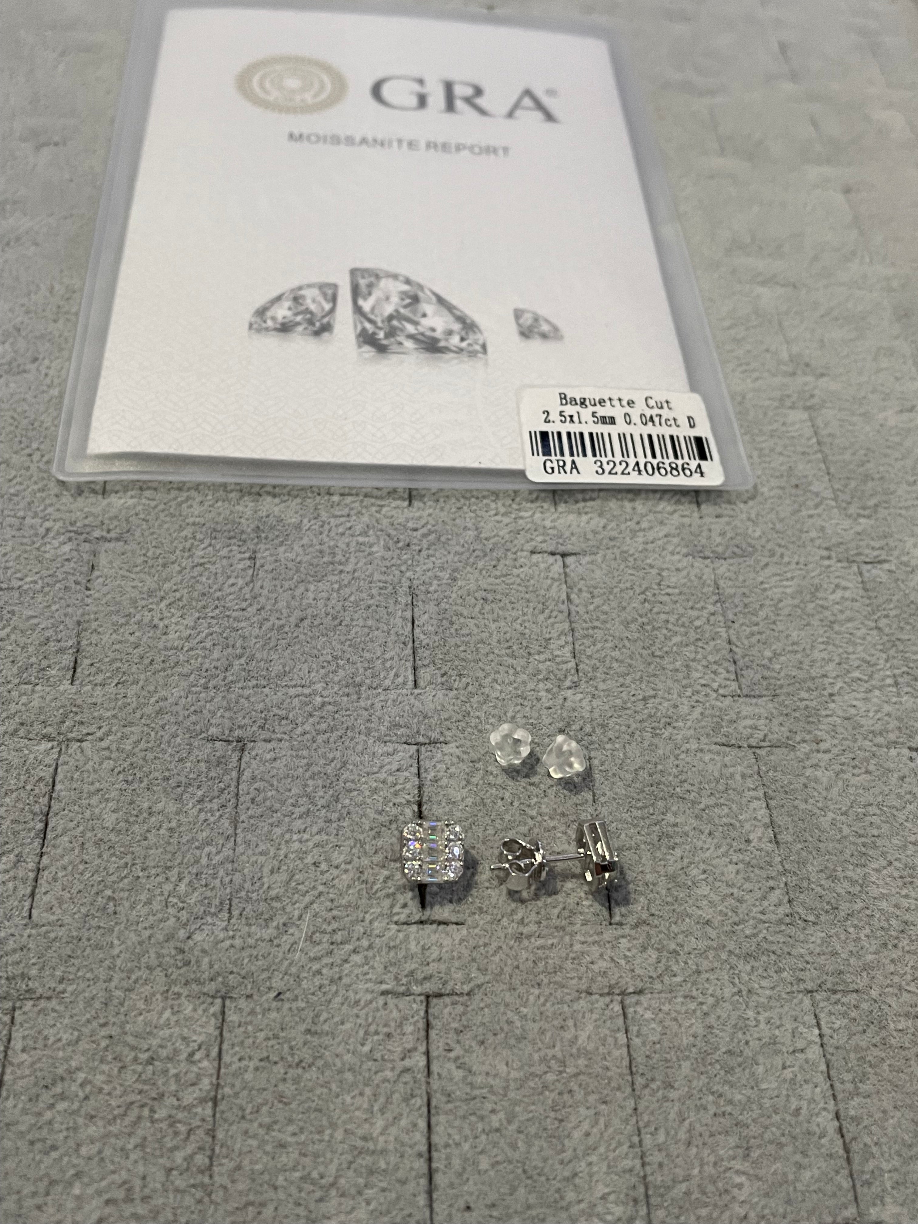 Aretes Moissanite Vvs 1