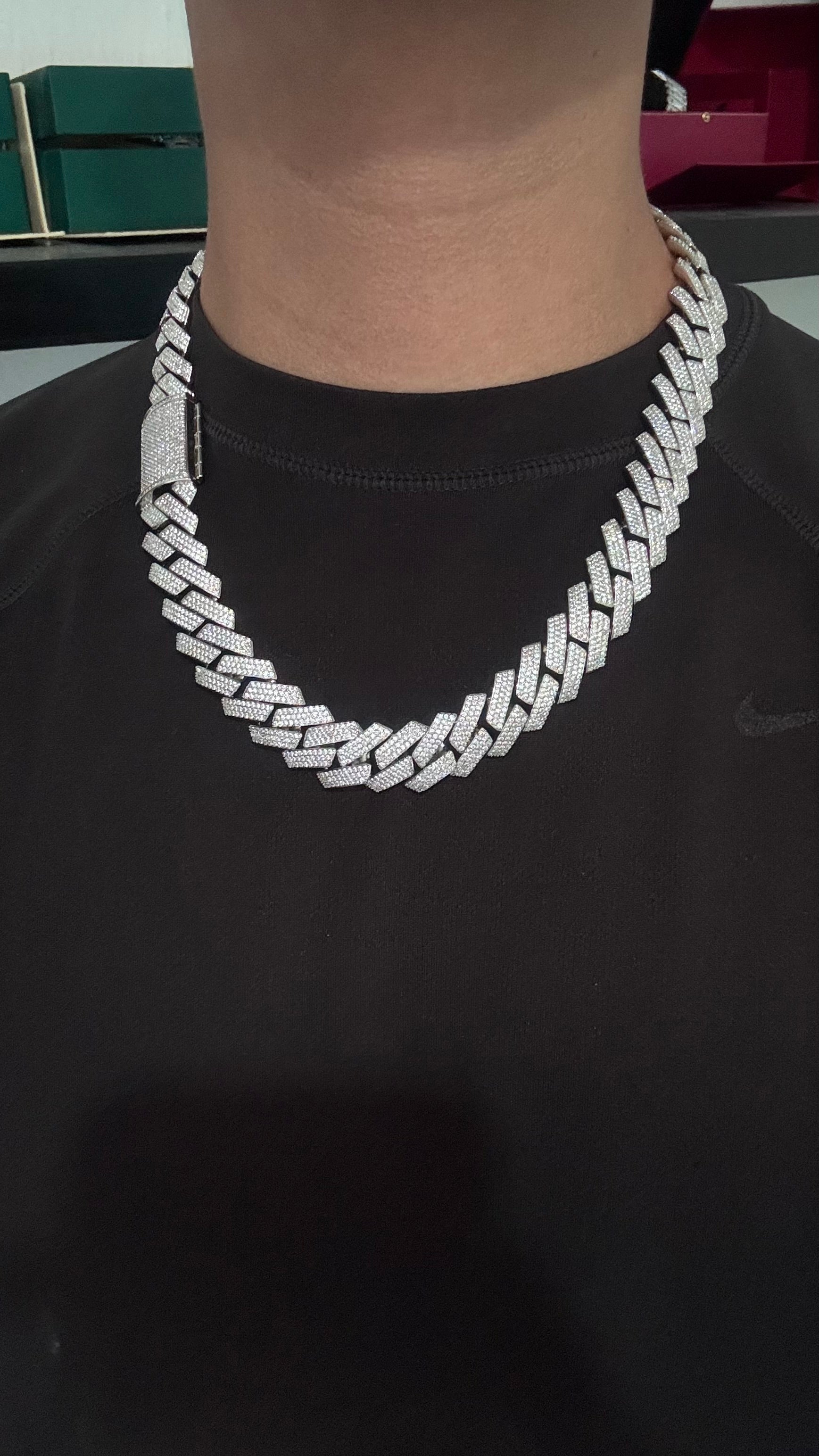 Cadena Miami Oro Laminado 18k