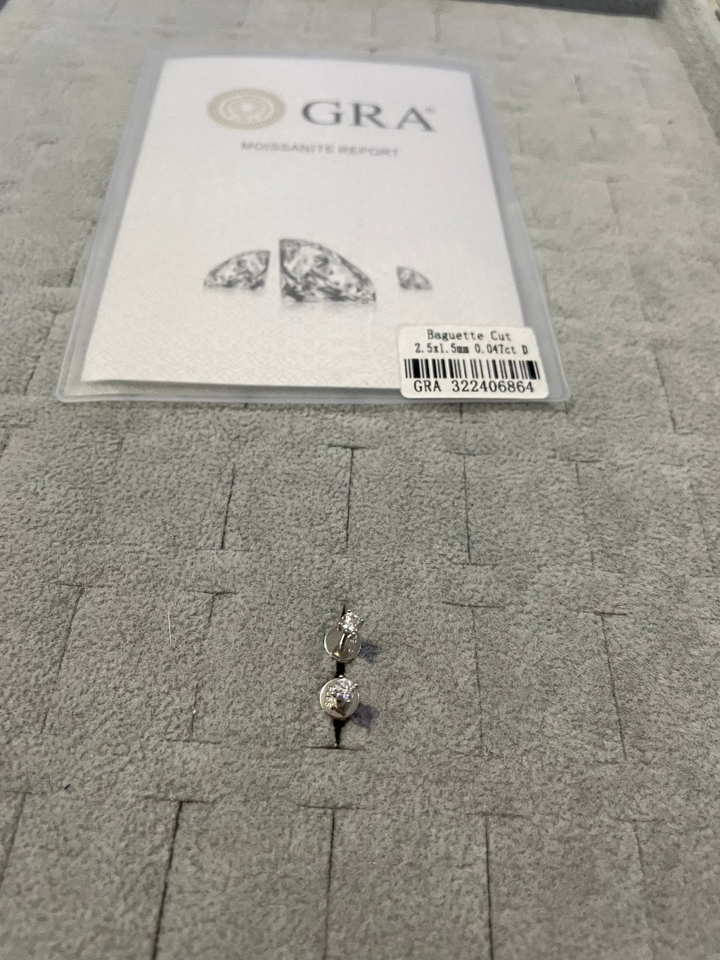 Aretes Moissanite Vvs 1