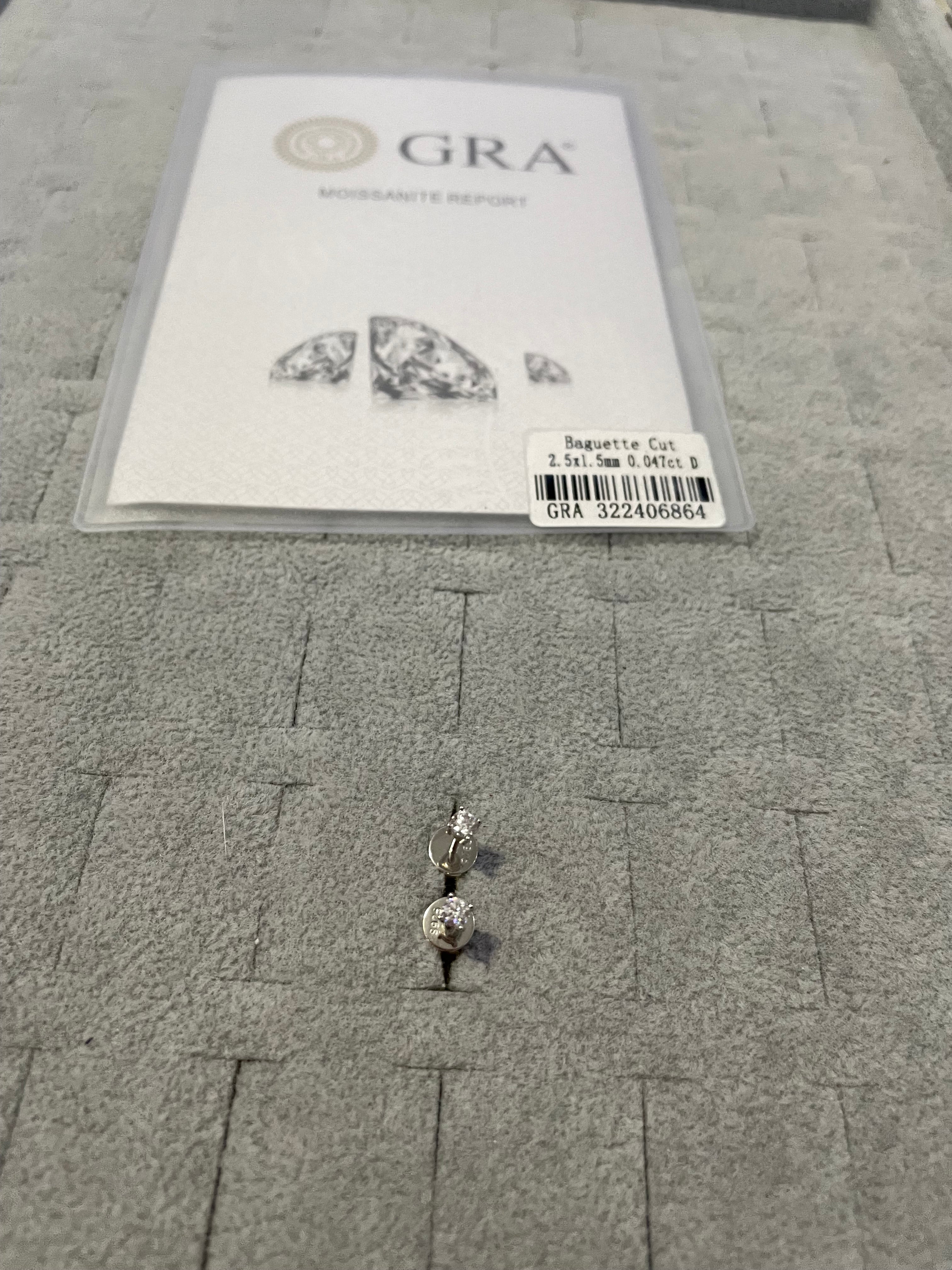 Aretes Moissanite Vvs 1