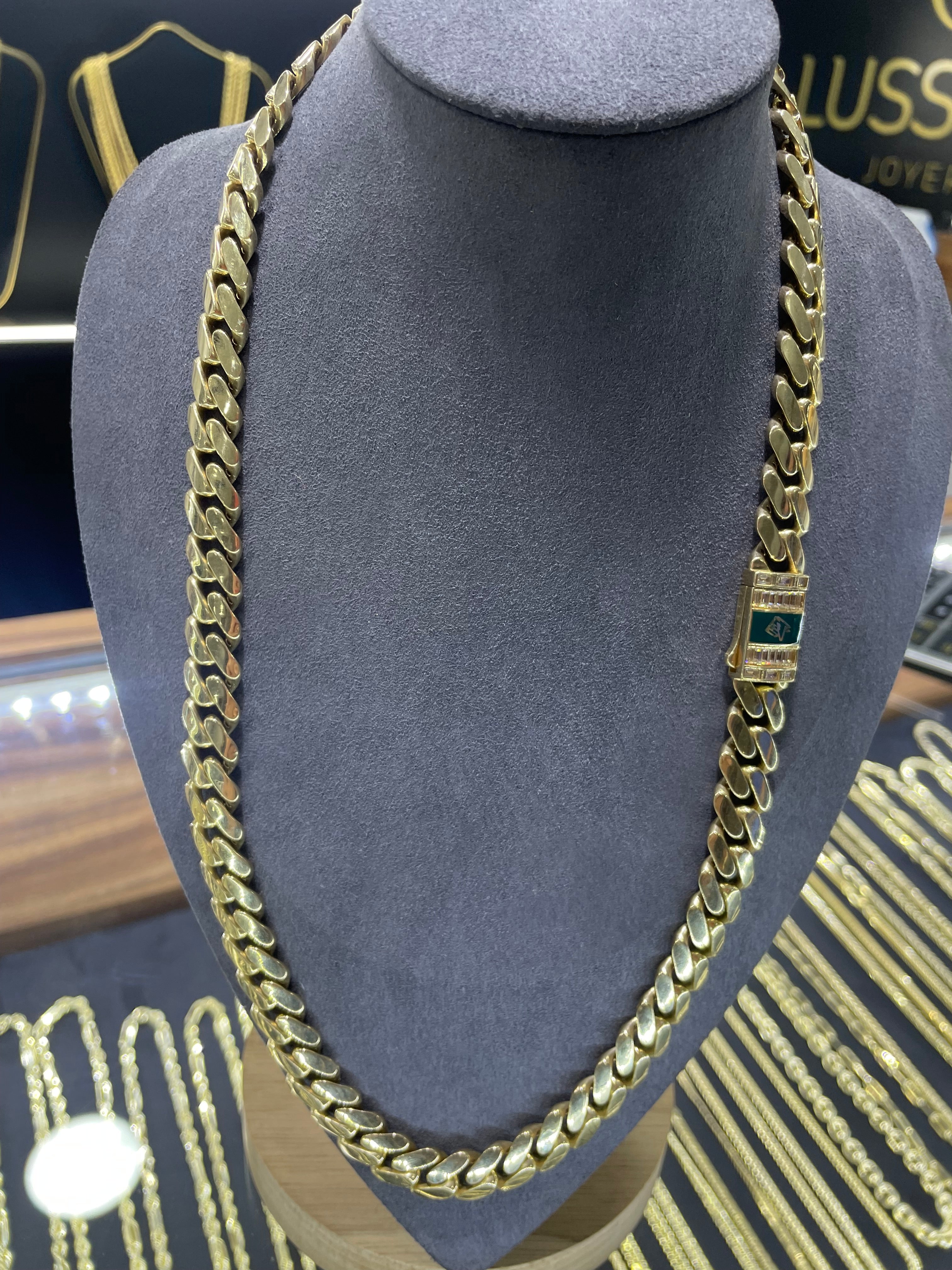 10k gold Miami chain