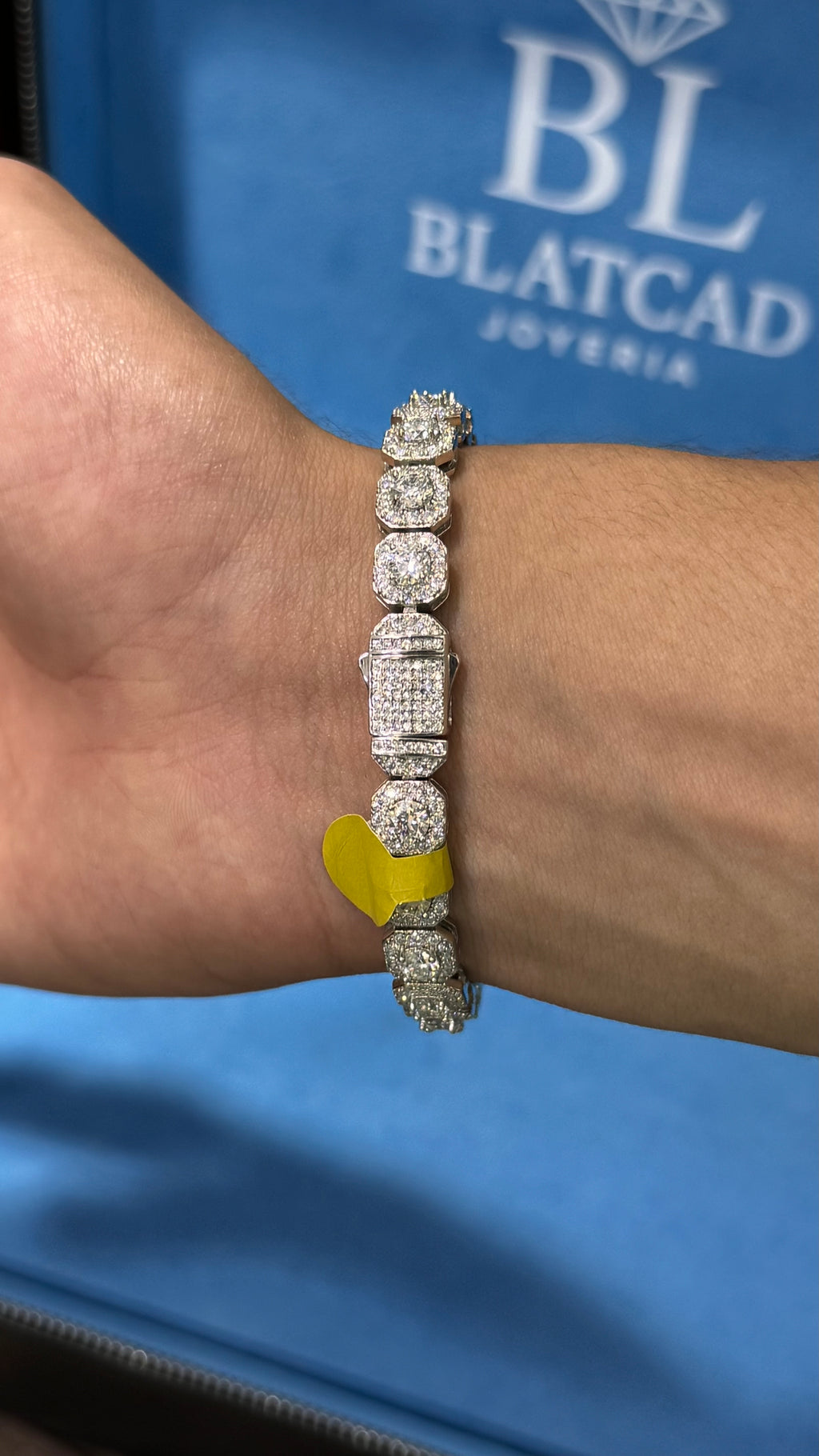 Pulso Tipo Tennis Moissanite