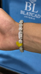 Pulso Tipo Tennis Moissanite