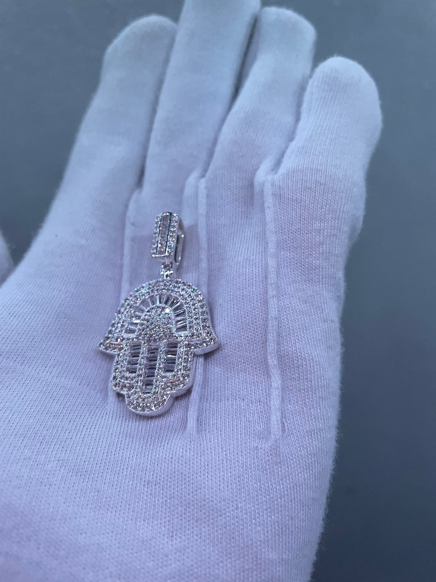 925 Silver Hand Pendant