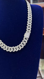 Cadena Miami Baguette Plata.925