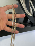 Cadena Barbada Oro 10k