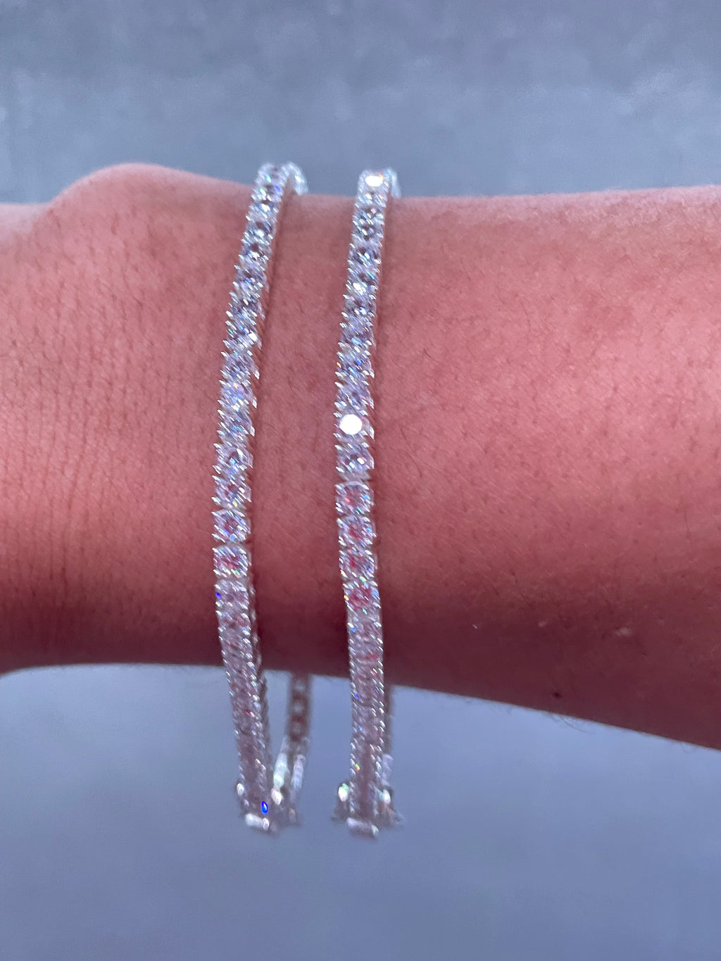 925 Silver Tennis Bracelet