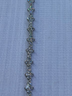 Pulso D Cruz Moissanite Plata.925