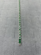 Tennis Circle Bracelet Silver.925