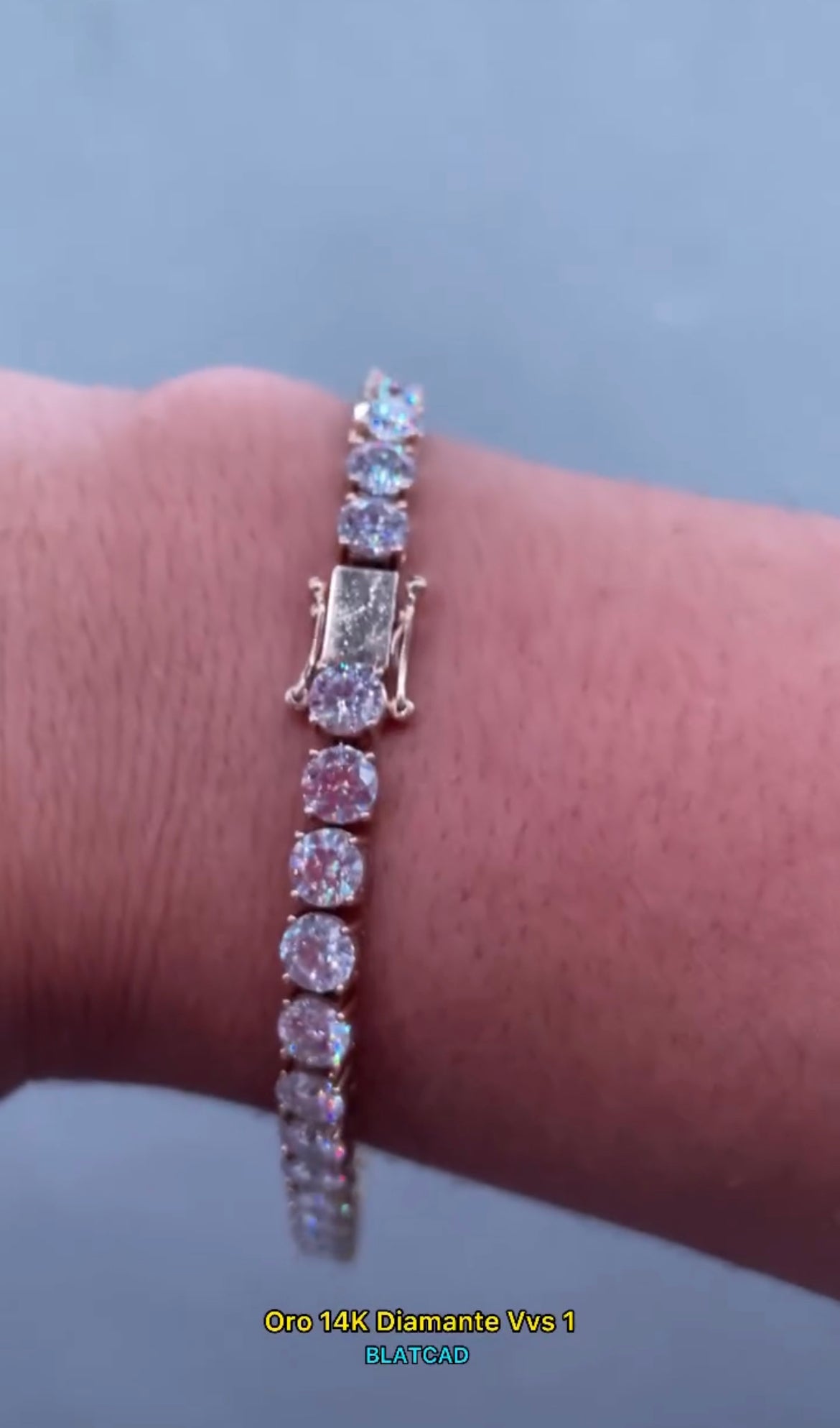 14K Gold Tennis Bracelet