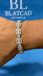 Pulso CuadrFlo Plata.925