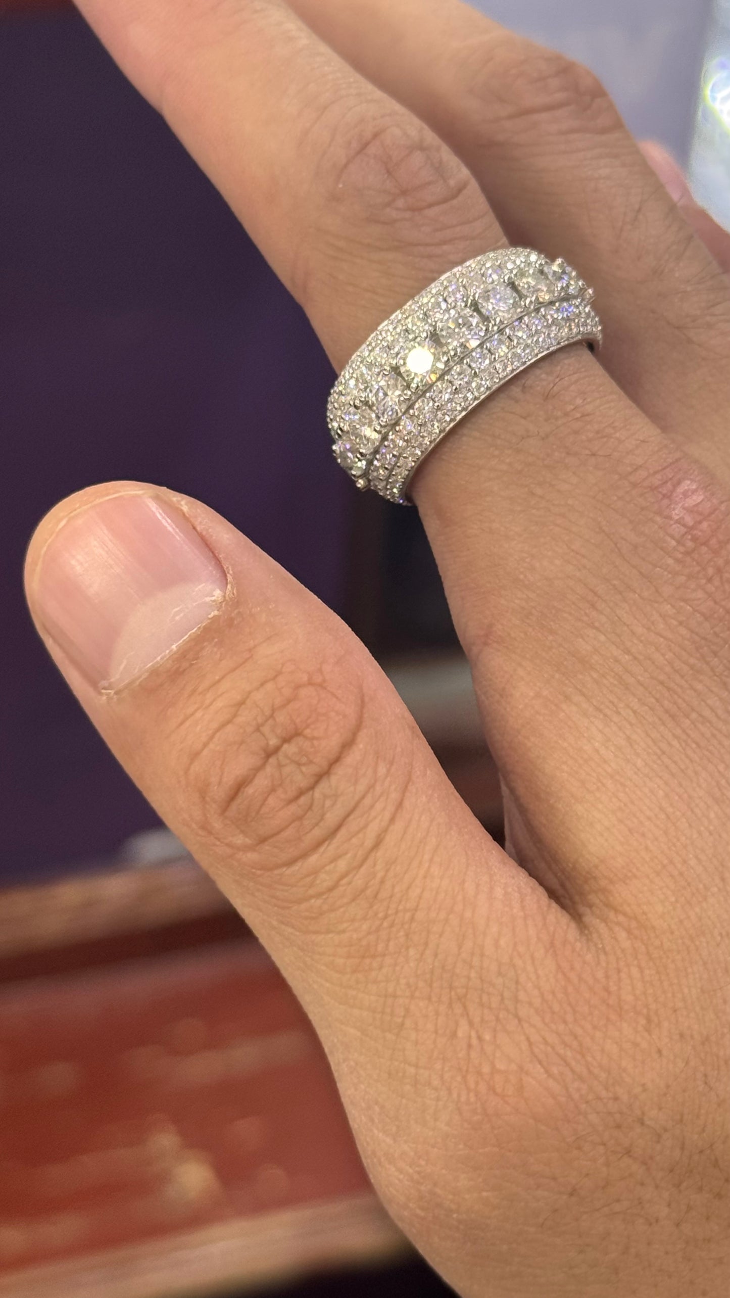 Anillos CoFl Moissanita Plata.925