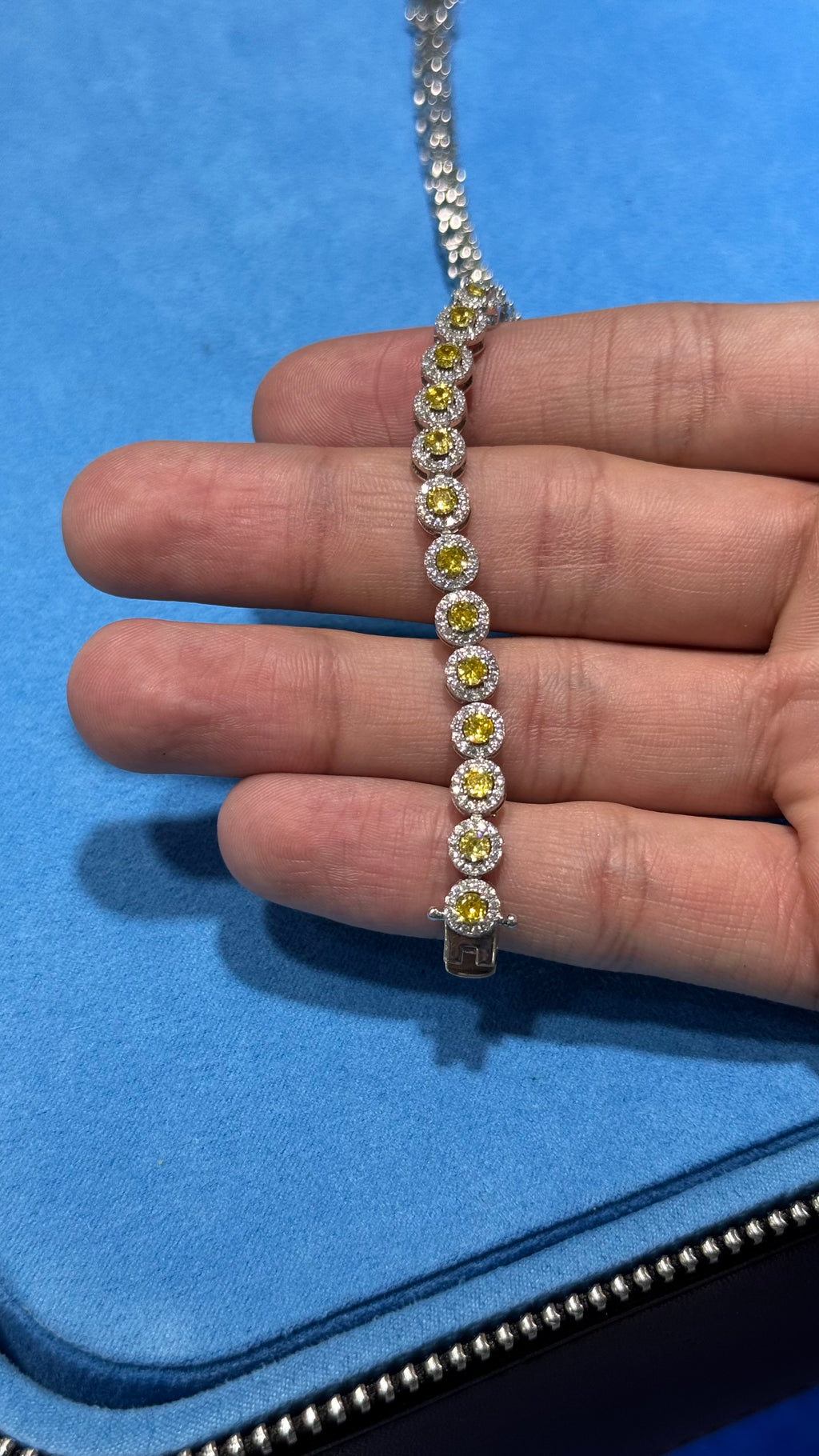 Pulso Tennis Circle Plata.925