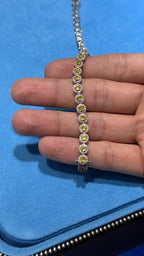 Pulso Tennis Circle Plata.925