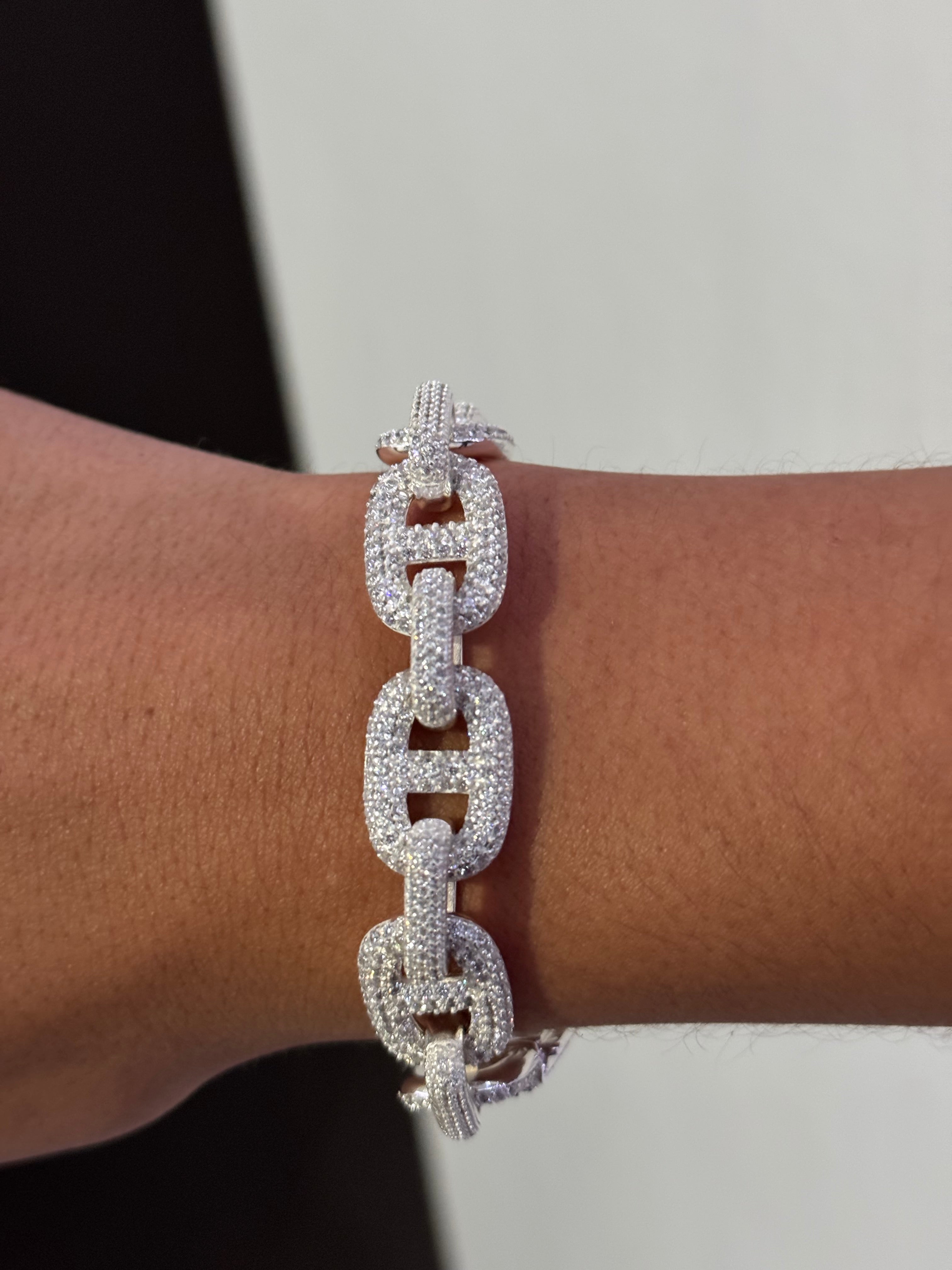 Pulso Tipo Gucci Plata.925