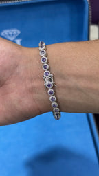 Pulso Tennis Circle Plata.925