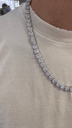 Cadena Tipo Tennis Plata.925