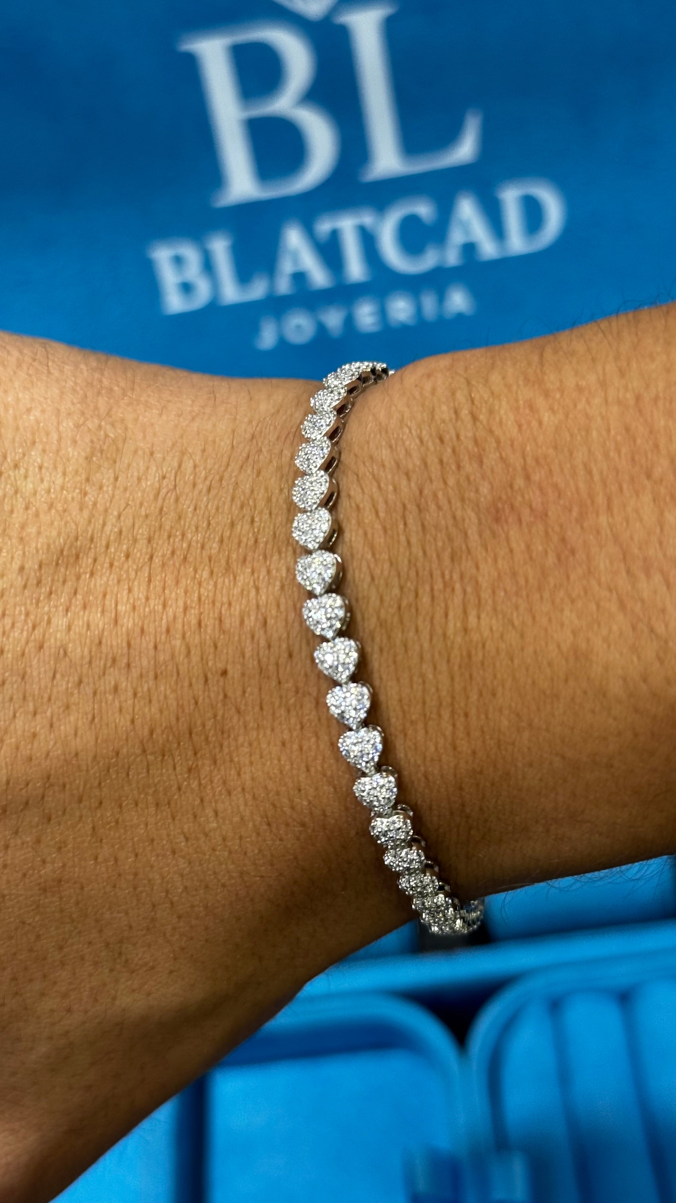 Pulso D Corazónes Plata.925