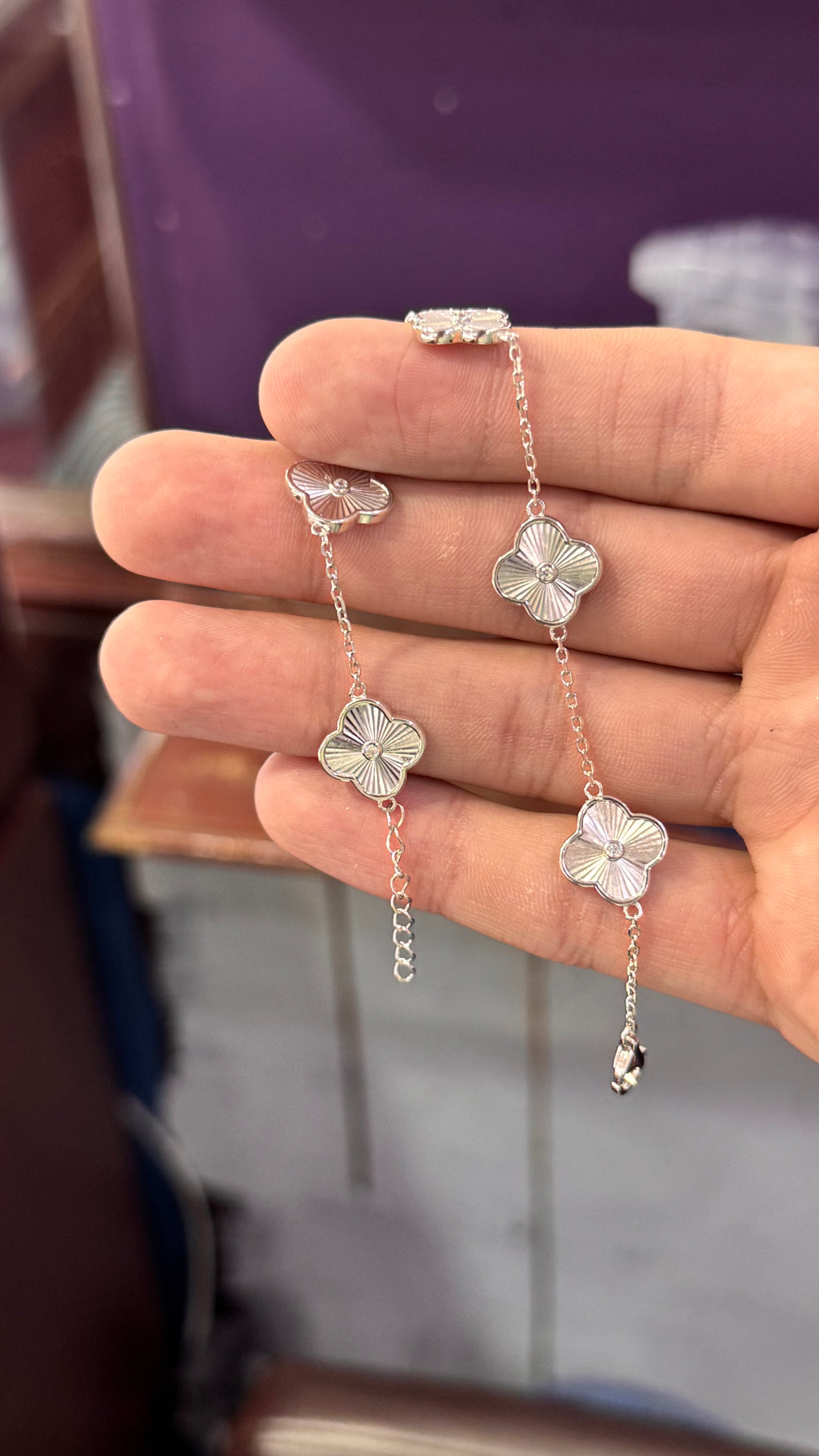 Pulso Van Cleef Plata.925